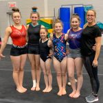 Cinq gymnastes de Hopla au camp d’entrainement pour les Jeux du Québec 2021