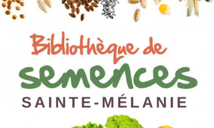 Bibliothèque de semences à partager à Sainte-Mélanie