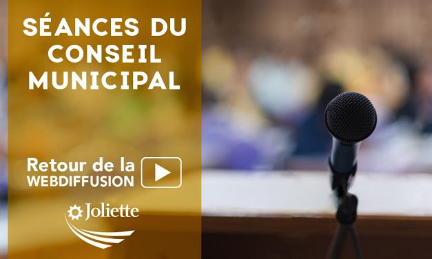 Conseil municipal de Joliette : retour des séances en présentiel et webdiffusées