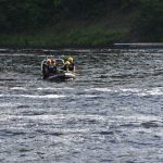 Opération de recherche dans la rivière Ouareau