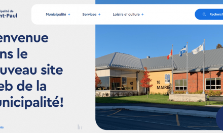 Un tout nouveau site Web pour la municipalité de Saint-Paul