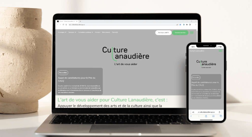 Culture Lanaudière lance son nouveau site Internet !