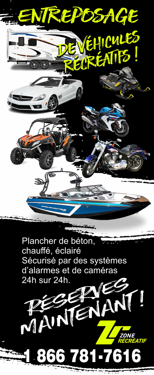 Entreposage de Moto, Spyder, Auto & Entrepôt pour Véhicule Récréatif